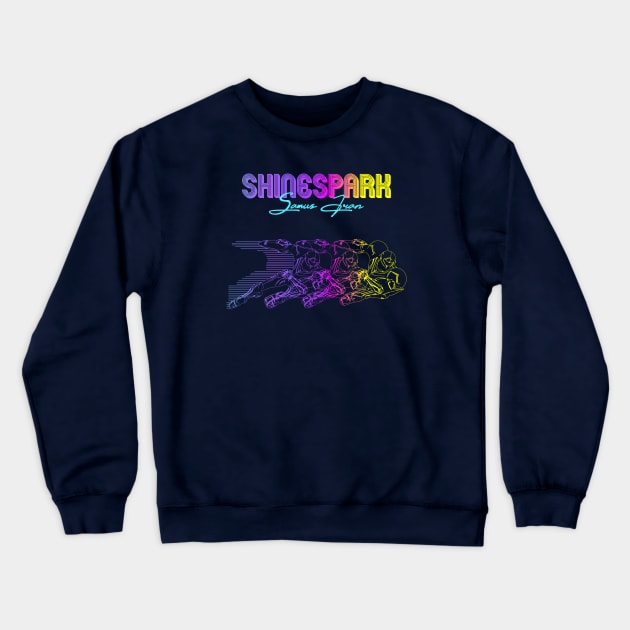 Retro Shinespark Crewneck Sweatshirt by Silentrebel